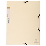 thumbnail of Exacompta Sammelmappe mit 3 Klappen und Gummizug und Rückenetikett aus Recycling-Karton zweifarbig 380g/qm Forever, 24x32cm für DIN A4