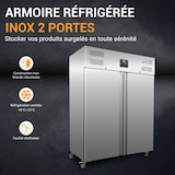 thumbnail of Armoire négative 1400 Litres 2 portes GN2/1 Inox