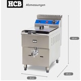 thumbnail of HCB Friteuse - 14 Liter - Propan - Edelstahl