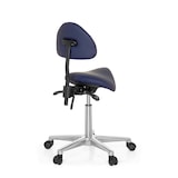 thumbnail of Kruk / Draaikruk / Werkstoel / Zadel TOP WORK 20 Kunstleer blauw hjh OFFICE