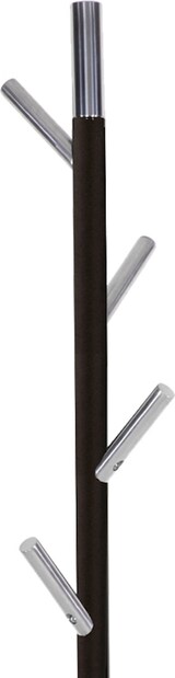 thumbnail of PROREGAL Schicker minimalistischer Garderobenständer mit 4 Aluminiumhaken | Höhe 180cm | Schwarz, Haken verchromt