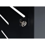 thumbnail of 3er-Mülltonnenverkleidung HWC-H40b, Mülltonnenbox, Pflanzkasten Edelstahl-Metall-Kombi 63kg 110x175x62cm erweiterbar