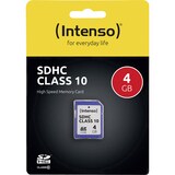thumbnail of Intenso SDHC Speicherkarte 4 GB Class 10