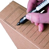 thumbnail of 25x Archiv-Ablagebox 315x65x233mm wiederverschließbar braun