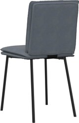 thumbnail of Esszimmerstühle VERA 4er Set Dunkelgrau Samt | Polsterstühle Küchenstuhl Wohnzimmerstühle Essstühle bequem