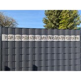 thumbnail of zaun|zu® Sichtschutzstreifen PREMIUM Dekor Floral1 Sichtschutz Enzianblau 2,55m