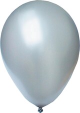 thumbnail of 100x Luftballons "Perlmutt" silber Ø30cm
