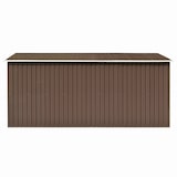 thumbnail of Helloshop26 - Tuinhuisje blokhut berging buitenschuur stevige gereedschapsschuur 257 x 392 x 181 cm bruin metaal 02_0022168