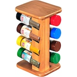 thumbnail of KESPER Küchenregal, Farbe: braun / schwarz; Material: Bambus. Produktabmessungen. L: 55cm; B: 20cm; H: 38cm
