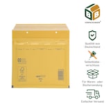thumbnail of 100 x Luftpolsterversandtasche (braun) CD (180 x 165 mm) gepolsterte CD und DVD Versandtasche Polsterversandtaschen Briefumschlag BB-Verpackungen