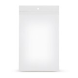 thumbnail of Lot de 100 Sachets plastiques à fermeture ZIP 100x150mm avec trou de suspension