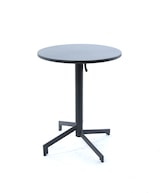 thumbnail of METRO PROFESSIONAL Mesa de comedor plegable, acero, Ø 60 x 74 cm, redonda, gris oscuro