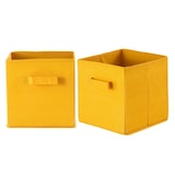 thumbnail of Aufbewahrungsboxen 26x26x26 cm faltbar Faltbox 6er Pack Aufbewahrungskiste quadratisch : gelb