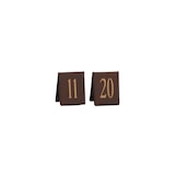 thumbnail of Segnaposto cuoio numerato, Confezione da 10, Conf. da 11 a 20