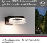 Eine moderne Außenwandleuchte mit LED-Technologie.