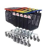 thumbnail of Chariot supermarché superette magasin 587x567x1012 LOOP 100 LITRES