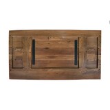 thumbnail of Esstisch Baumkante massiv Akazie Nussbaum 180 x 90 U-Gestell silber ATLAS