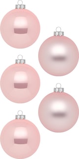 thumbnail of 24 Weihnachtskugeln 3cm Glas Christbaumkugeln Weihnachtsbaumkugeln hellrosa Mix