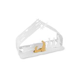 thumbnail of alessi, bark crib, kerststal in wit metaal