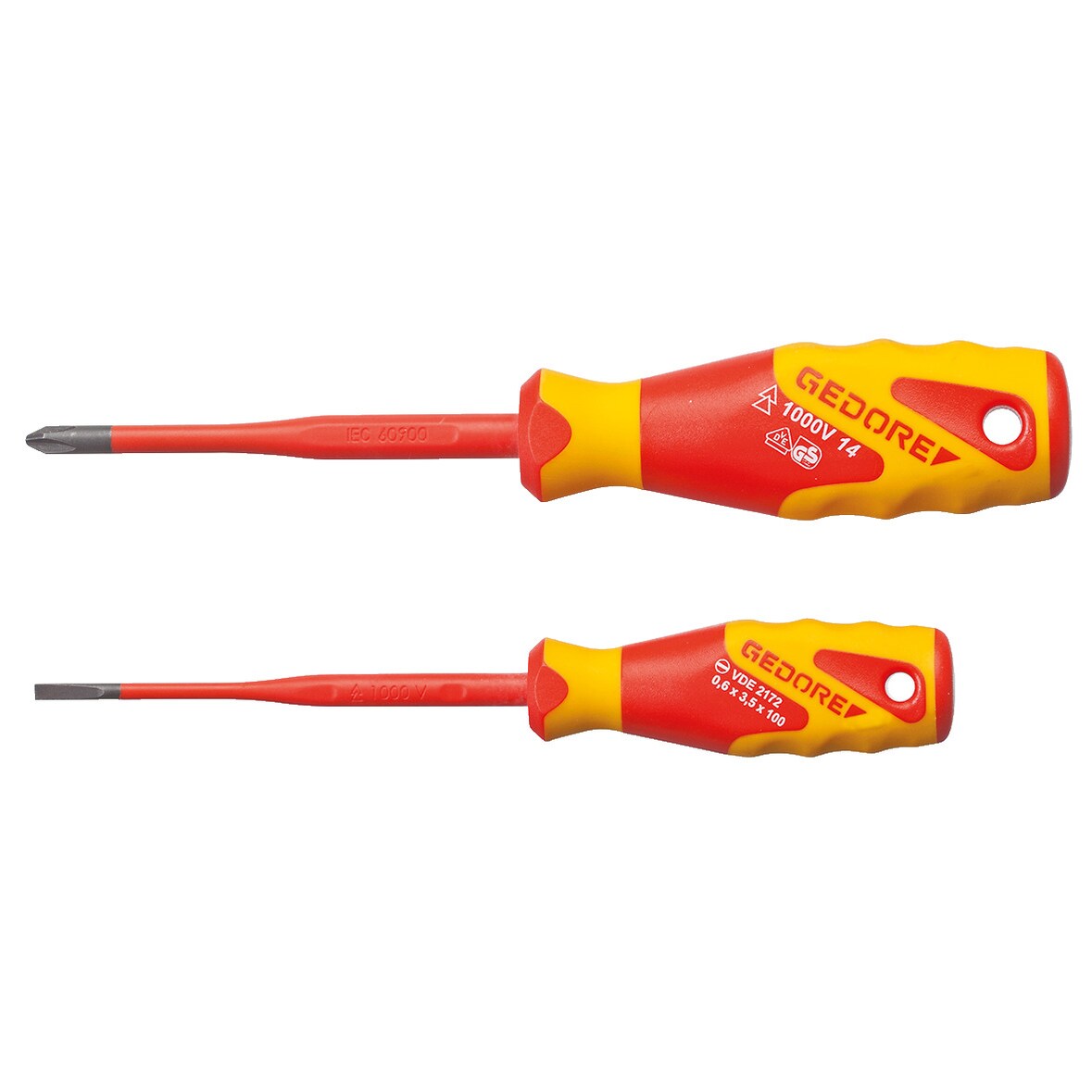 GEDORE VDE-Schraubendreher-Satz SLIM DRIVE, 2-teilig, VDE 2162-2172 PH-02
