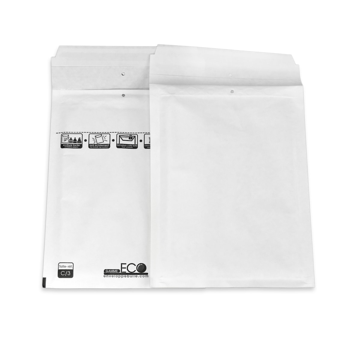 Lot de 100 Enveloppes à bulles ECO C/3 format 150x220 mm