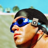 thumbnail of Lecteur MP3 Étanche IPX8 Avec Écouteurs FM 8GB Pour Natation et Plongée Bleu YONIS