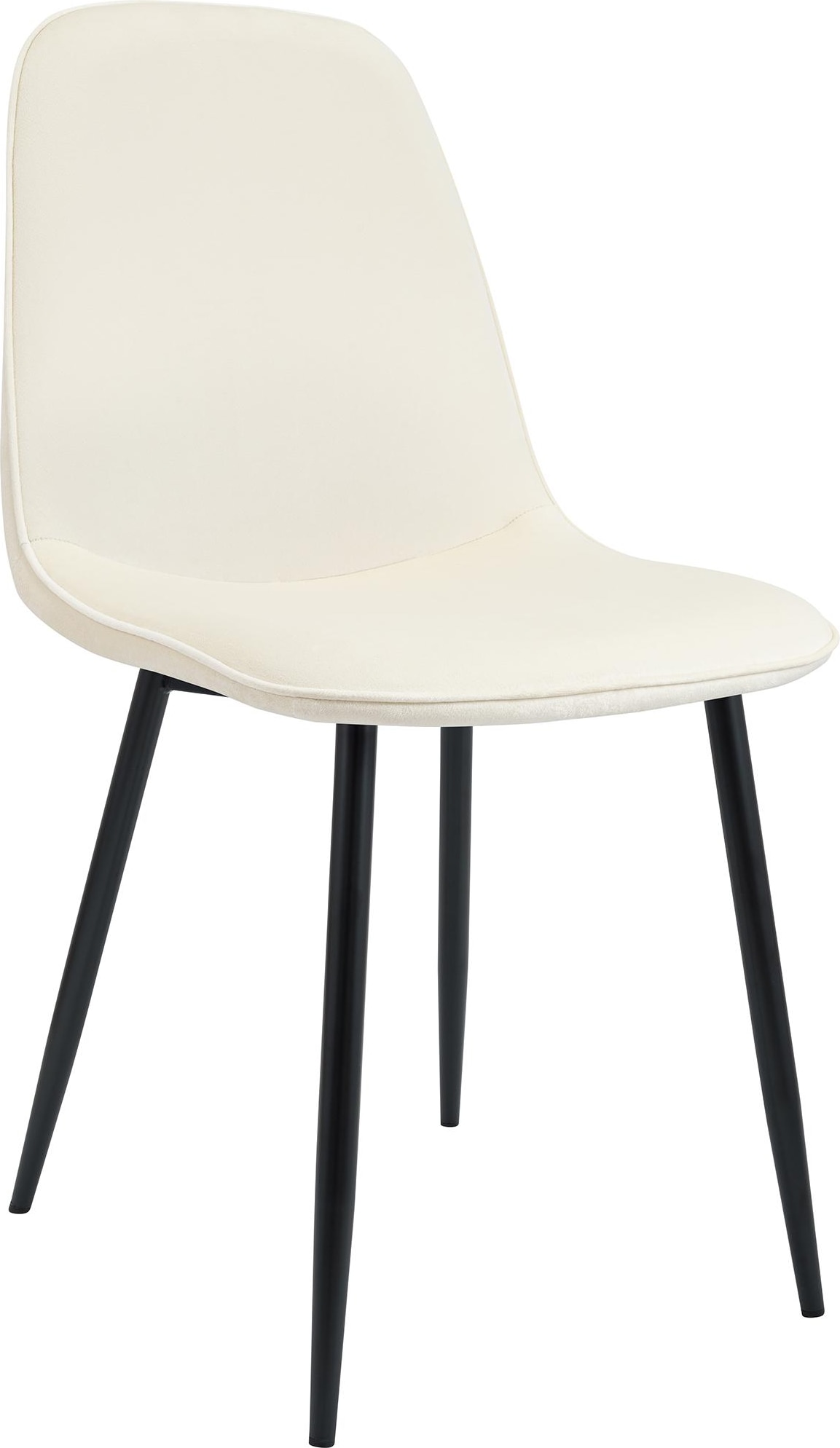 Esszimmerstuhl Maryam creme/Samt