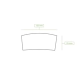 thumbnail of greenbox - Bechermanschetten aus Karton für 300 / 400 / 500 ml Pappbecher, braun, 1000 St.