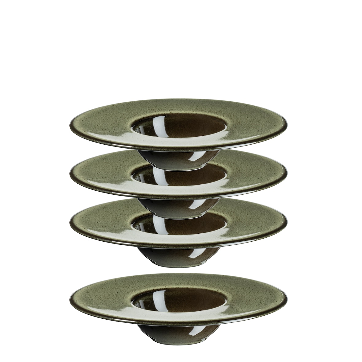 MÄSER by costaverde Gourmetteller 19 cm GRÜN, 4er Set, 400241