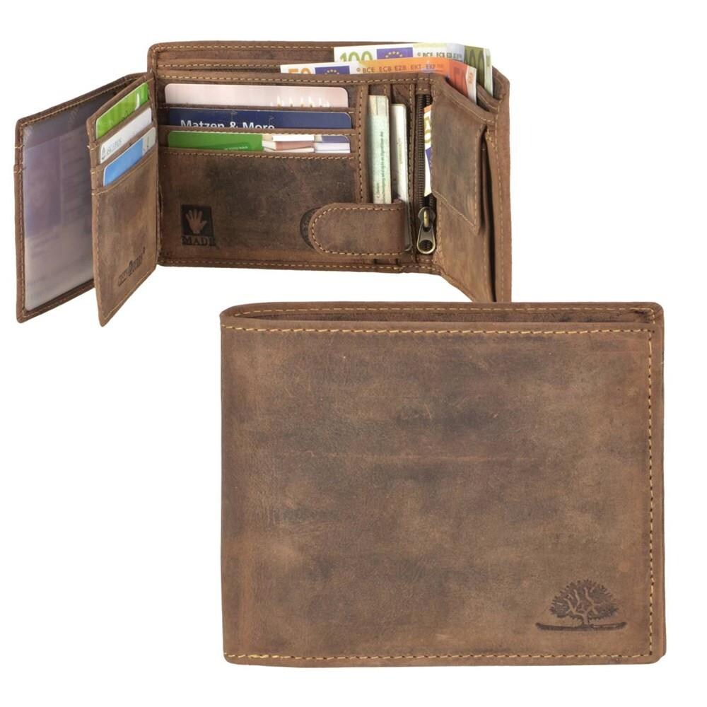 Greenburry Herren Leder Portemonnaie Geldbörse Geldbeutel Brieftasche Portemonee