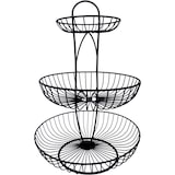 thumbnail of YNONA Fruitschaal - 3 Laags - Zwart - Fruitmand - Fruitmand Metaal - Etagère - Decoratie Schaal