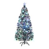 thumbnail of vidaXL Weihnachtsbaum mit Beleuchtung und Ständer 180 cm Glasfaser