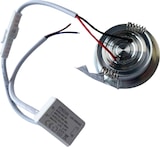 thumbnail of LED Mini Spot Einbaustrahler Unterbauspot Einbauspot Mini Leuchte  1.5w mit Trafo in chrome Rund Ø 52 mm Neutralweiß 4200K