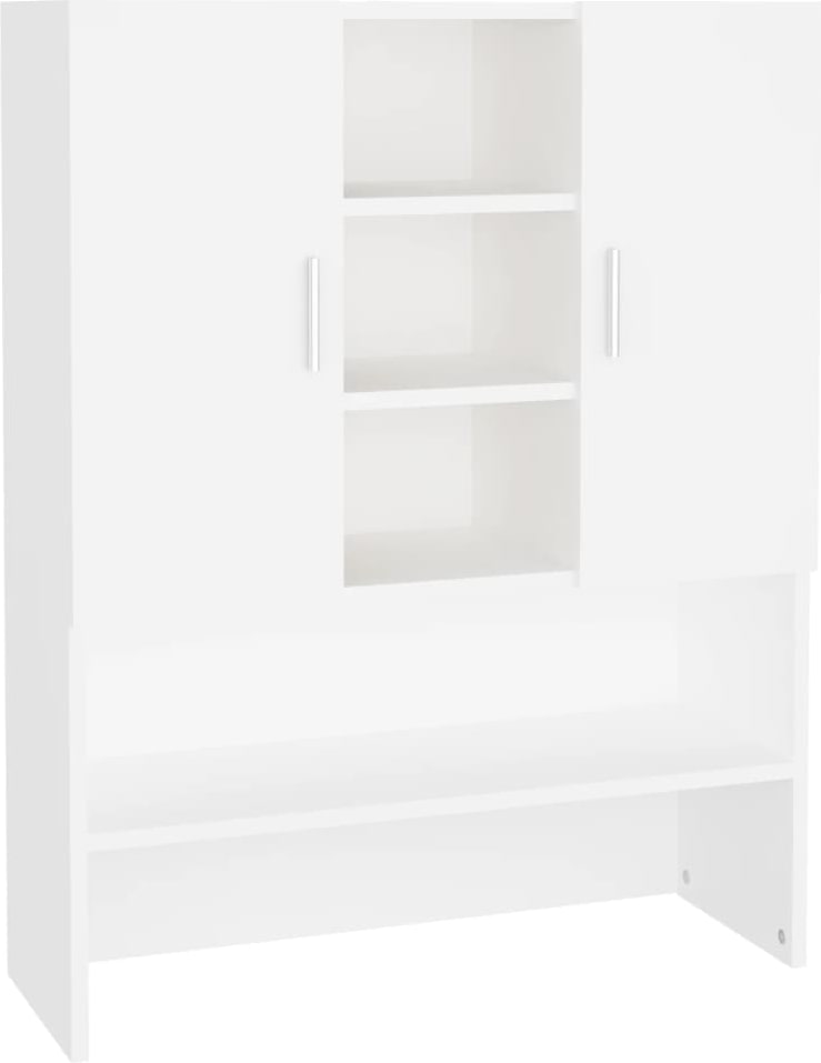 vidaXL Waschmaschinenschrank Weiß 70,5x25,5x90 cm
