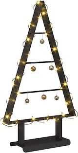thumbnail of vidaXL Metall Weihnachtsbaum mit Ständer Schwarz 60 cm Stahl