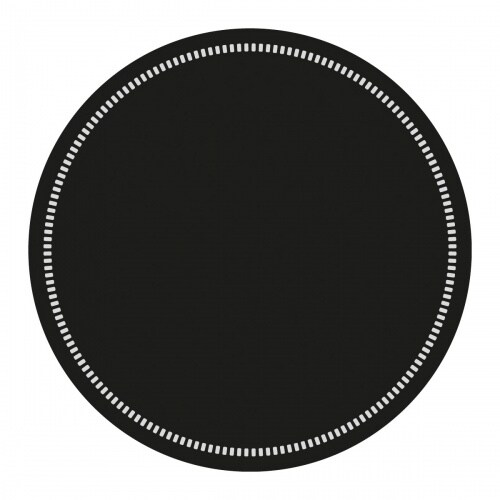 Sovie HORECA Tassen-Deckchen Basics Schwarz aus Tissue 9-lagig, Ø  90 mm, 250 Stück - Einweg Untersetzer