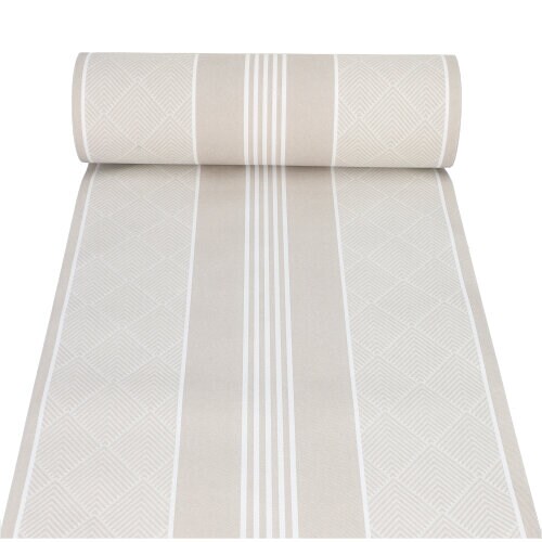 PAPSTAR, Tafellopers, stofkarakter, PV-Tissue Mix "ROYAL Collection" 24 m x 40 cm champagne "Elegance"