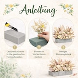 thumbnail of 4 Trocken Steckschaum Rund 8x5cm Trockenblumen Kunstblumen Seidenblumen Steckmasse Steckschwamm Blumensteckschaum Floristikzubehör Floristikbedarf