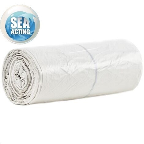 1000 sacs poubelle 20L HD 11µ blanc