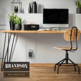 thumbnail of Brandson Steckdosen Heizlüfter mit Fernbedienung & Timer, 400W Heizlüfter, Überhitzungsschutz, Automatische Abschaltung, Weiß