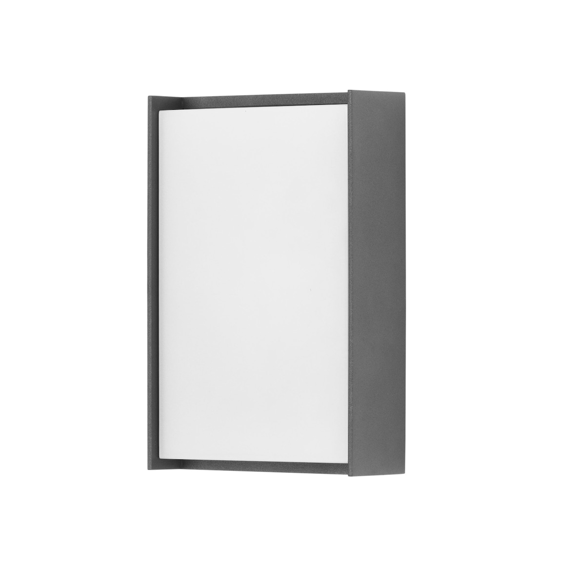 FORLIGHT Block - Aplique de Pared Exterior LED Luz Neutra 4000K Moderno para Terraza y Jardín de Aluminio Gris Antracita