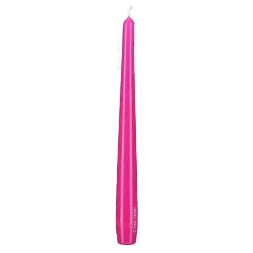 Kerzen Spitzkerzen Fuchsia (Pink), 400 x 22 mm, 10 Stück