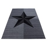 thumbnail of Teppich Waschbar Sterne Modern Strapazierfähig Esszimmer Flur Grau 160x230 cm OEKO-TEX Fußbodenheizung geeignet – INN von Kadima Design