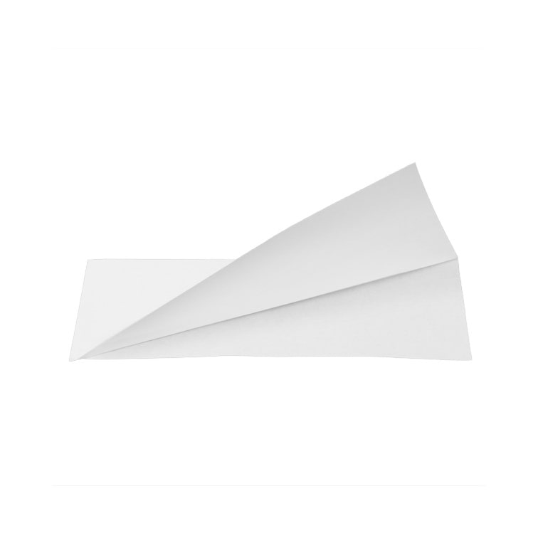 MONOUSO - Papieren zak Vetvrij open 22x7,6cm wit (100 stuks)