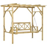 thumbnail of Outsunny - Pergola - 221Lx140Wx196Hcm - Naturholz
