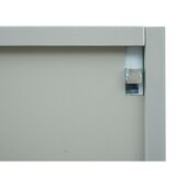 thumbnail of Badkamer set HWC-B19b, wastafel spiegelkast wandmeubel, hoogglans MVG-gecertificeerd ~ grijs