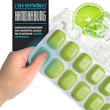 thumbnail of Arendo Eiswürfelformen 250ml - 14 Eiswürfel Fächer - 4er Set Eiswürfelbereiter mit Deckel - spülmaschinengeeignet - stapelbar - Silikon BPA-frei