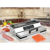 thumbnail of METRO Professional Balkenvakuumierer GVS2040, Edelstahl, 49.3 x 30.1 x 16.2 cm, max. Beutelbreite: 40 cm, Schnellstart, silber