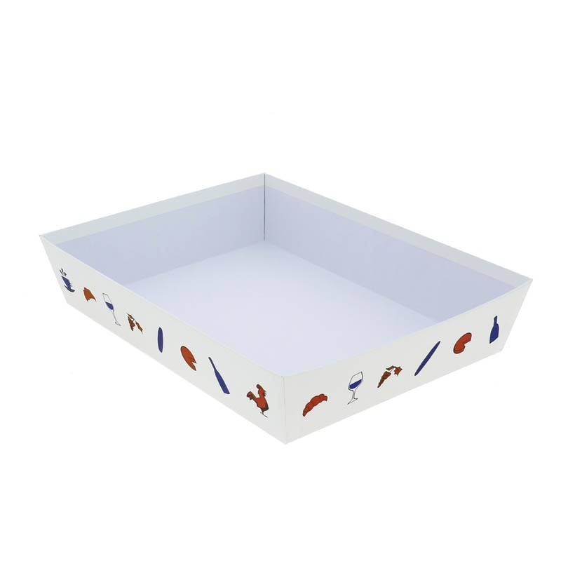 CREAPAK Hexagone Corbeille - carton rectangle 36x27x7 cm - carton de 30