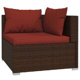 thumbnail of vidaXL 4-tlg. Garten-Lounge-Set mit Auflagen Poly Rattan Braun